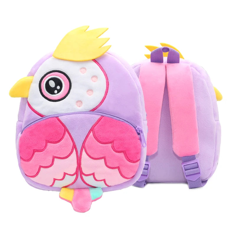 Adorable Animal Plush Backpack for Toddlers