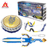 Infinity Nado Spirit Wind Panda Metal Spinning Top Set with Sword Launcher