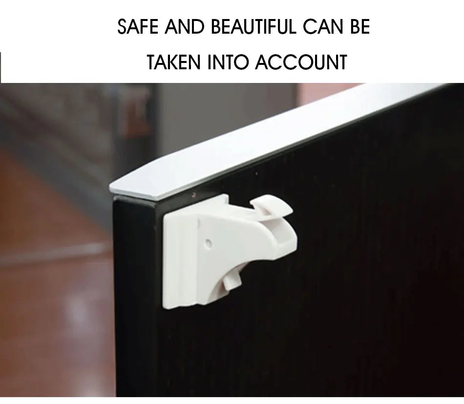 Magnetic Child Safety Cabinet Lock with Key