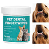 Pet Dental Finger Wipes - Gentle Oral Care for Dogs & Cats