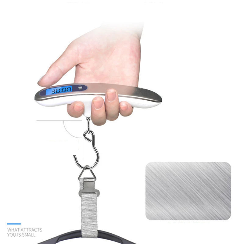 Portable Digital Luggage Scale with Backlit Display
