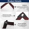 Heavy-Duty Clear Waterproof Tarp - 2x2m