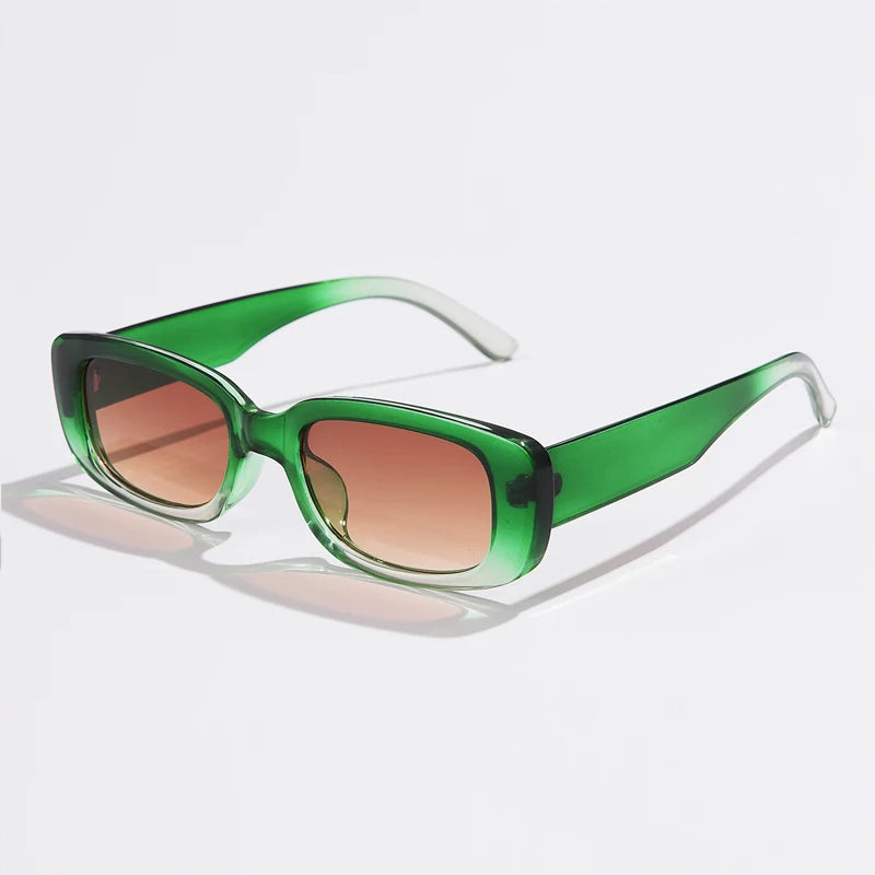 Classic Square Sunglasses with UV400 Protection