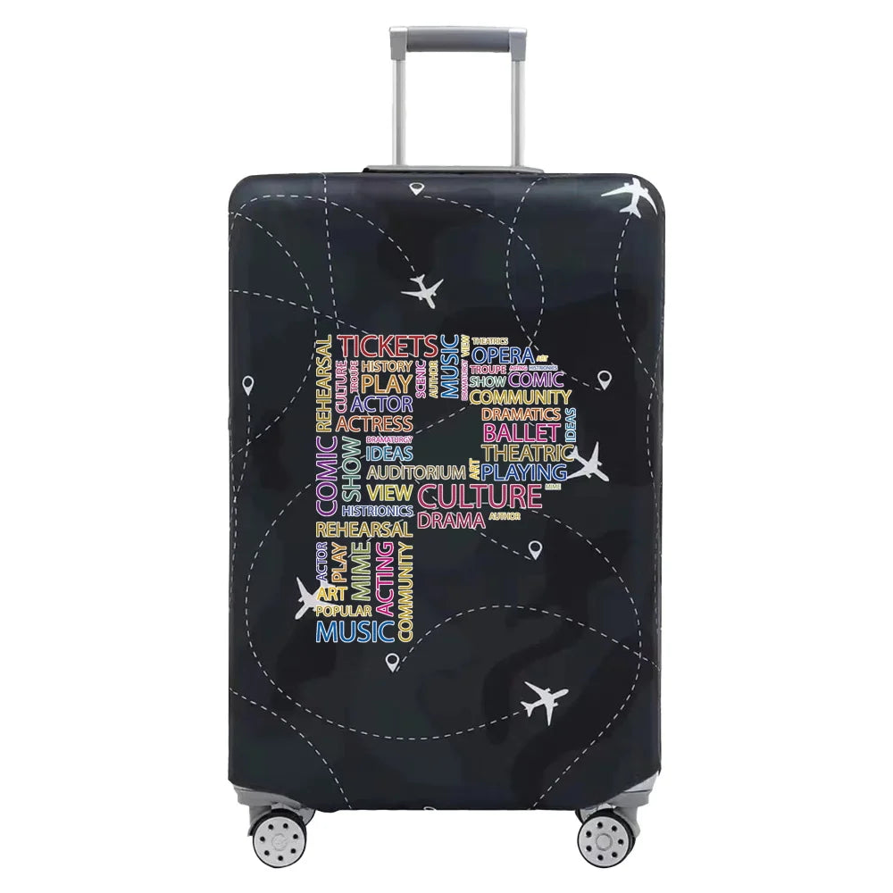 Stretch Fabric Luggage Cover for Suitcases (18-32 Inch)