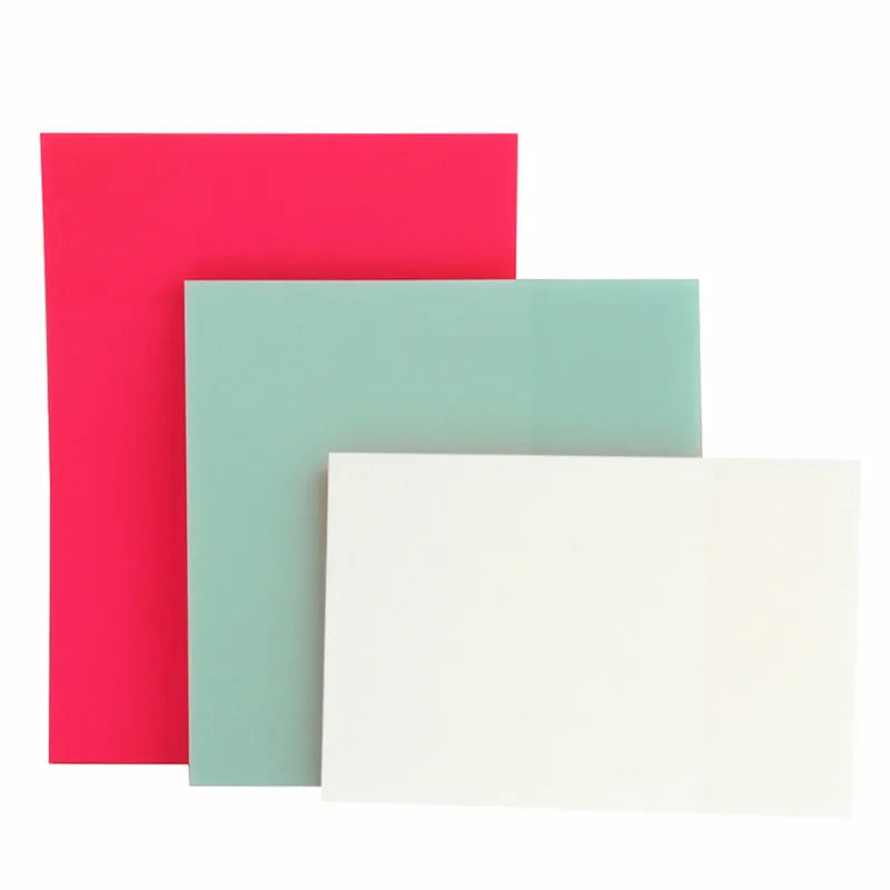 Clear Self-Adhesive Sticky Notes Pack of 50