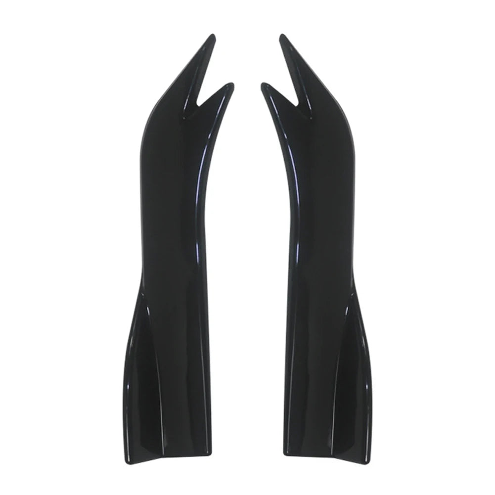 Universal Car Rear Bumper Splitters with Carbon Fiber Finish