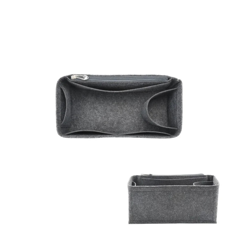 Felt Handbag Organizer Insert with Multi-Pocket Design