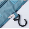 Floral Print Waterproof Hanging Travel Toiletry Bag