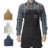 Durable Canvas Kitchen Apron with Pockets