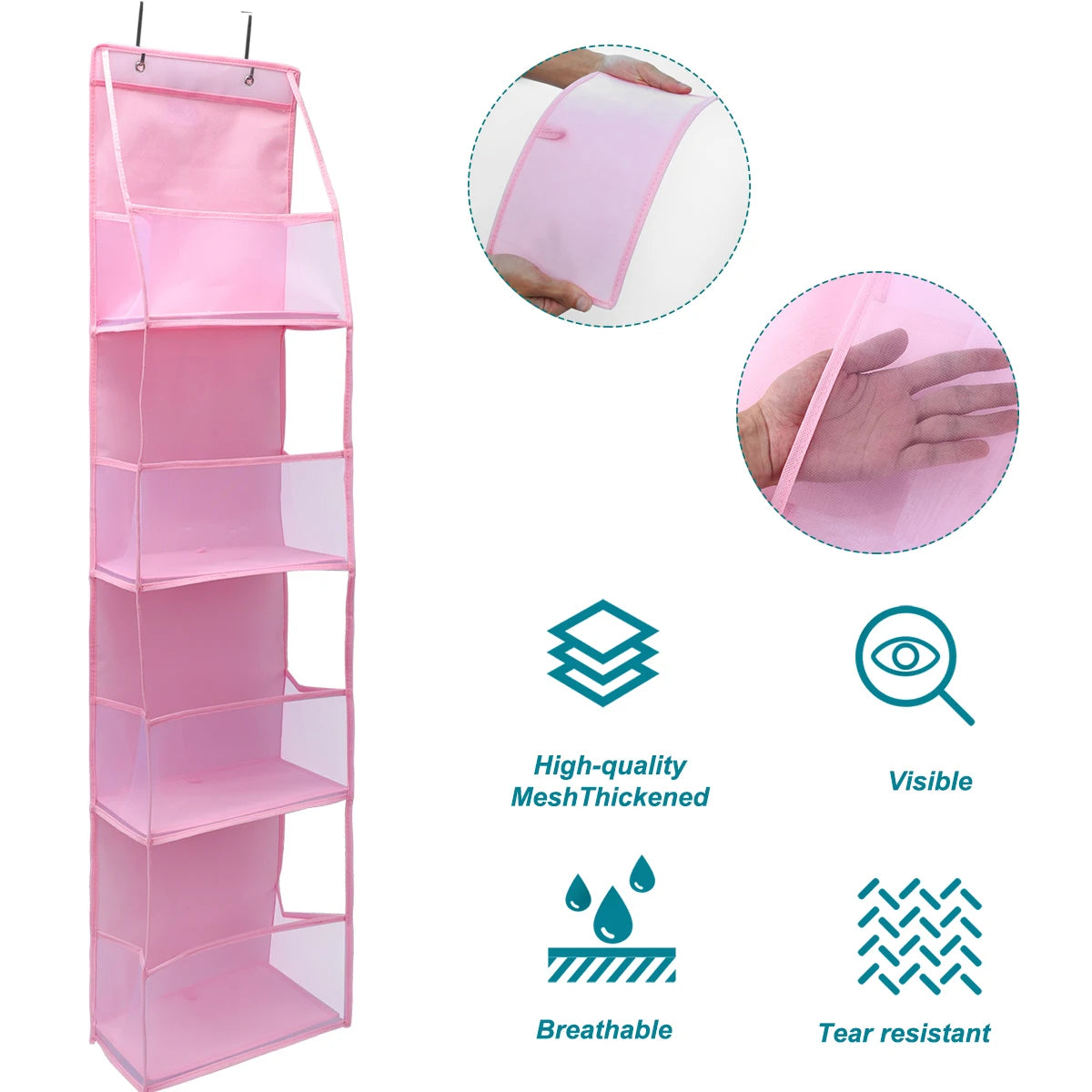 Multi-Tier Hanging Storage Organizer for Accessories, Toys, and More