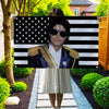 Michael Jackson Tribute Flag - Black American Tapestry Wall Hanging