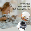 Open-Top Self-Cleaning Cat Litter Box Liners - Drawstring Design