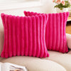 Plush Faux Fur Square Cushion Cover