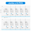 Ten jumbo vacuum compression bags for storage with electric pump and Type-C charging