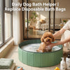 Foldable Anti-Scratch Pet Bath Tub with Quick Drain