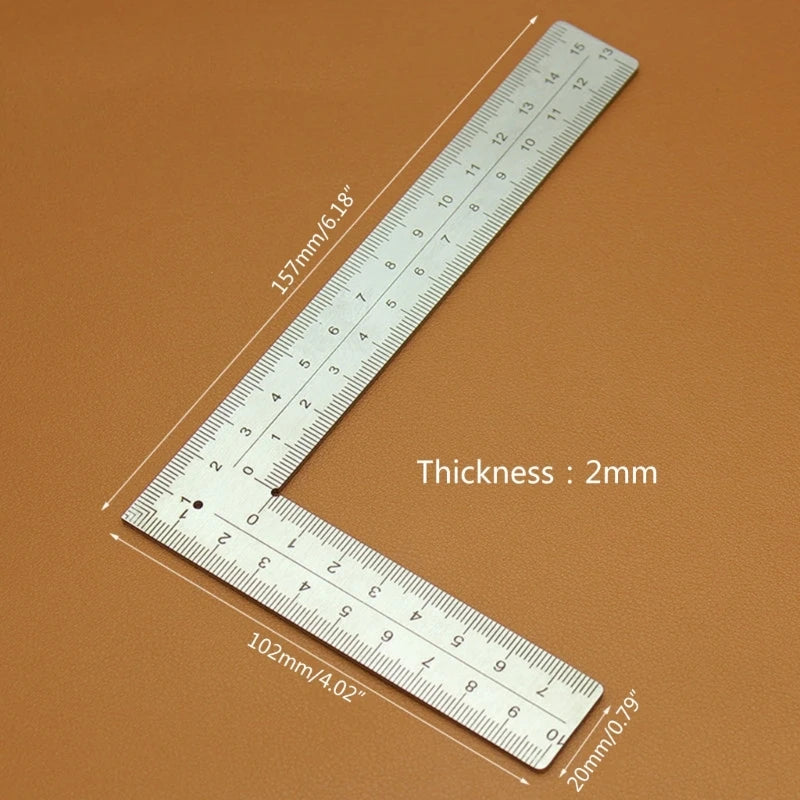Stainless Steel Framing Square with Dual Scales