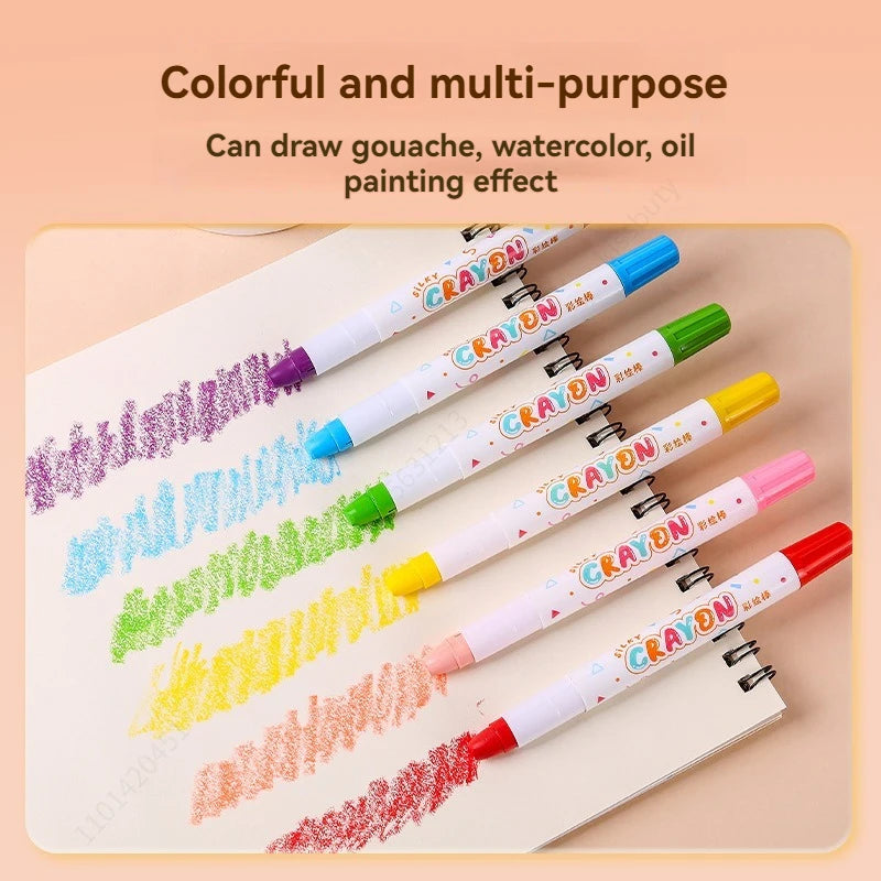 Set de Crayons Gel Pastel Soyeux et Tournables