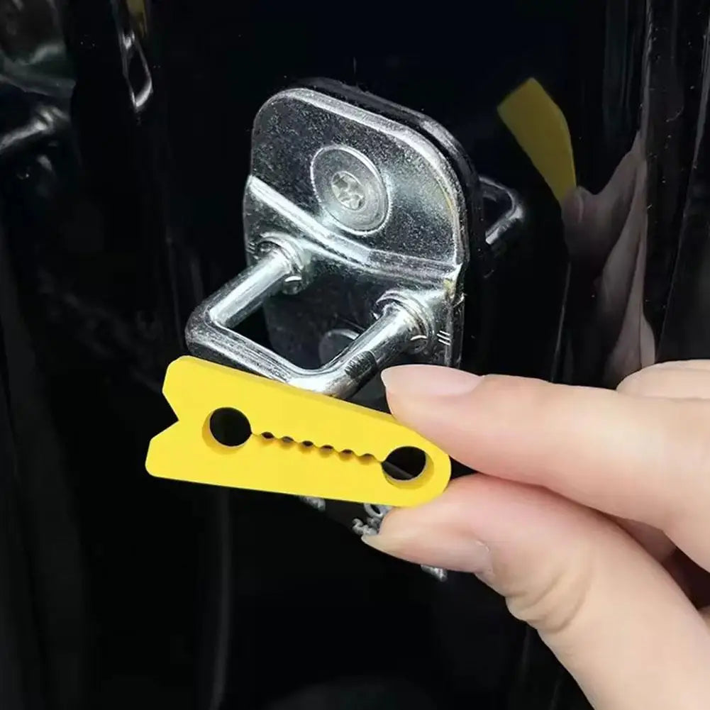 Silicone Car Door Lock Protectors – Noise Reduction & Anti-Collision Covers (Set of 4)