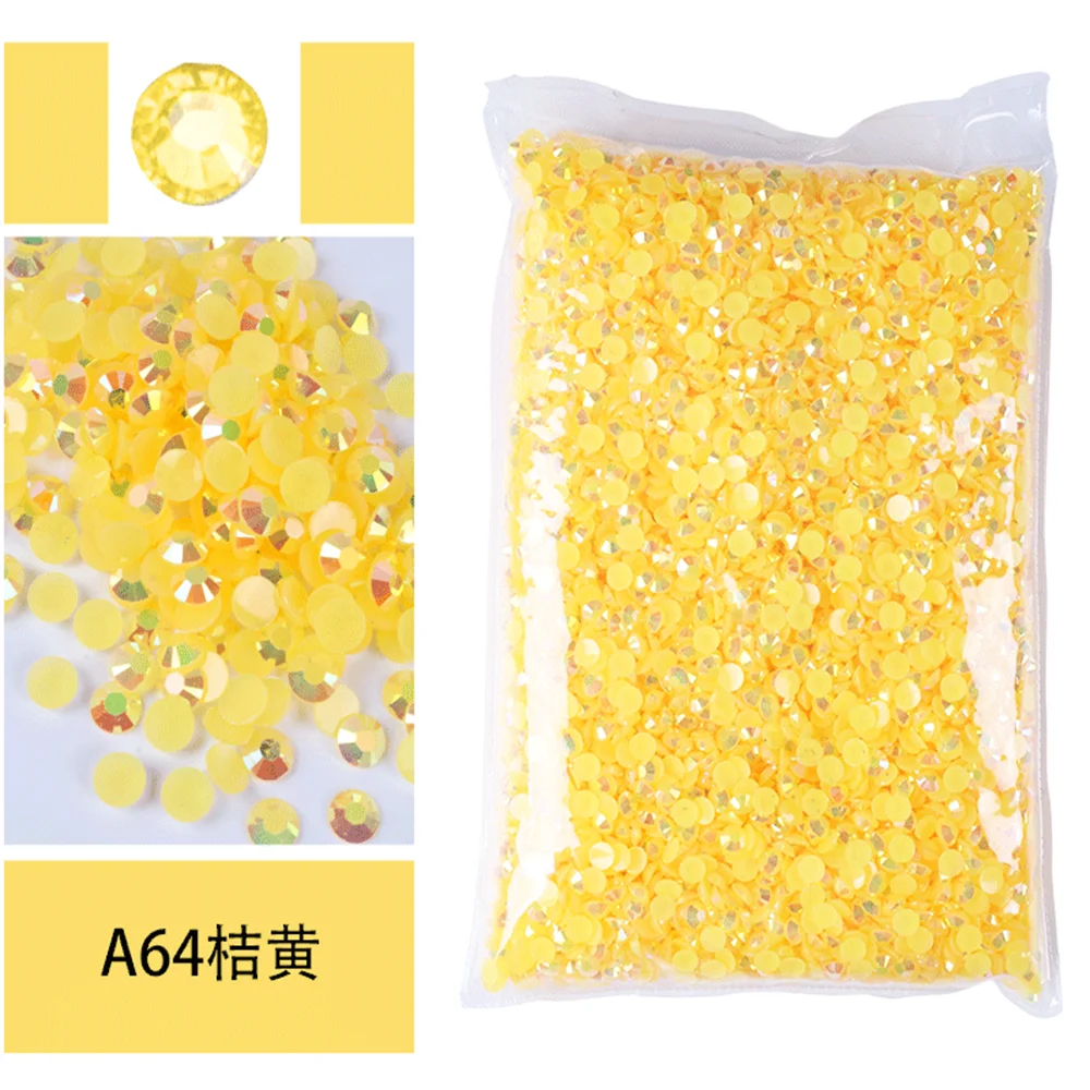 Jelly AB Flatback Resin Rhinestones (2-6mm)