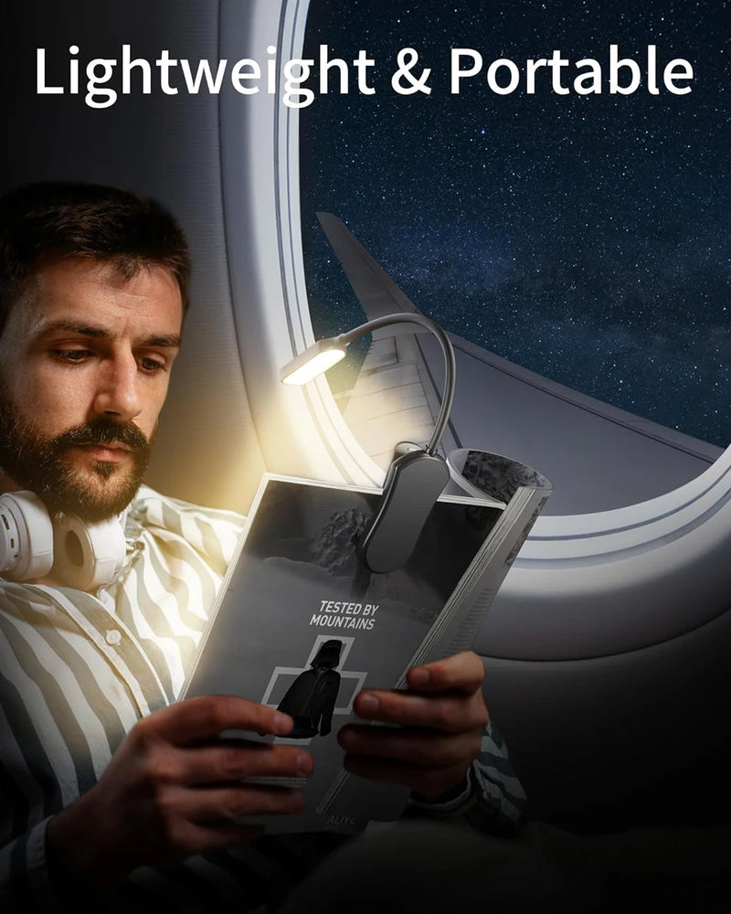 Rechargeable LED Book Light with Adjustable Brightness