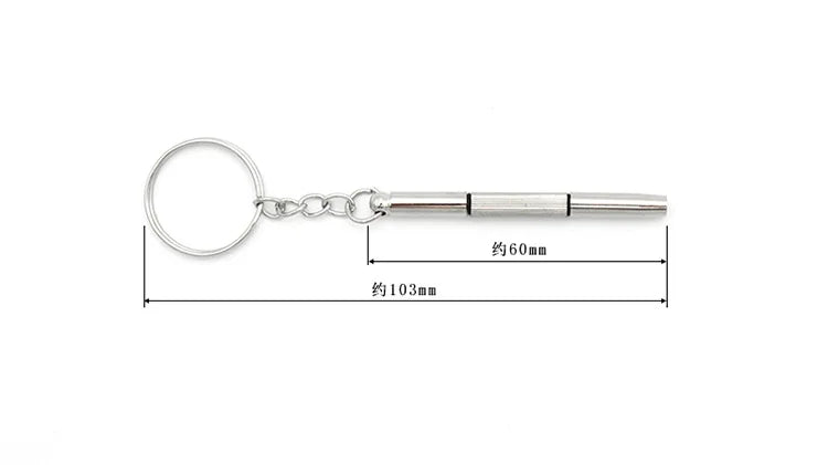 Pocket Precision Screwdriver Keychain