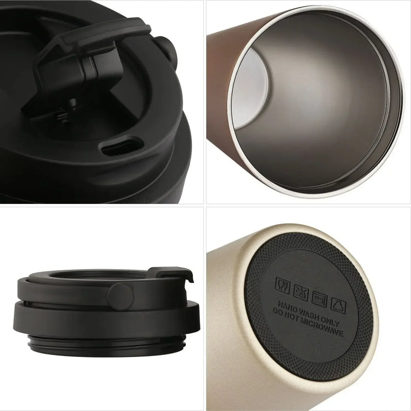 Double-Wall Insulated Travel Coffee Mug