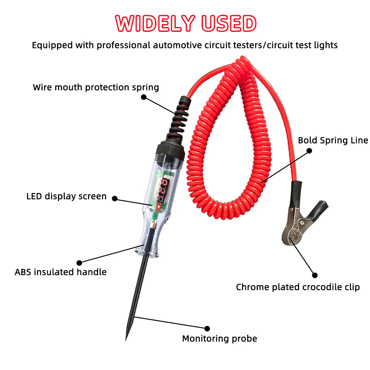 Auto Circuit Tester Pen with LCD Display