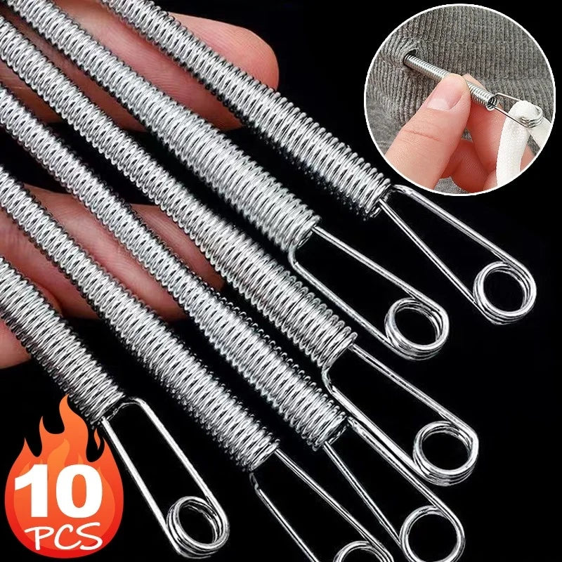 Flexible Steel Rope Threading Tool for Drawstrings and Sewing Projects