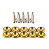 Aluminum Concave Fender Washer Screw Kit (10-Pack) for Automotive Use