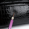 Men's PU Leather Clutch Wallet with Zipper Closure