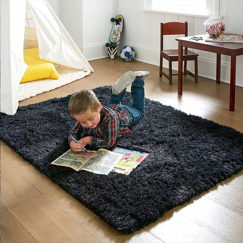 Plush Shag Area Rug – Soft, Cozy, and Modern