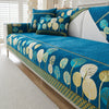 Chenille Jacquard Sofa Cover with Anti-Slip Backing