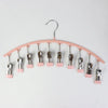 Space-Saving Closet Organizer with 10 Sturdy Clips