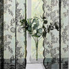 Romantic Lace Sheer Curtain with Floral Design