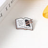 Leaving Reality Entering Fiction Enamel Pin