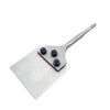 Silver SDS Plus floor scraper with a replacement blade set and handle.