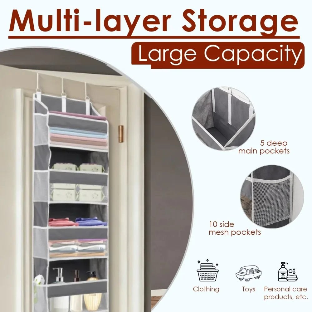 5-Tier Over-the-Door Hanging Organizer