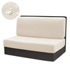 Stretch RV Dinette Cushion Covers with Water-Repellent Finish