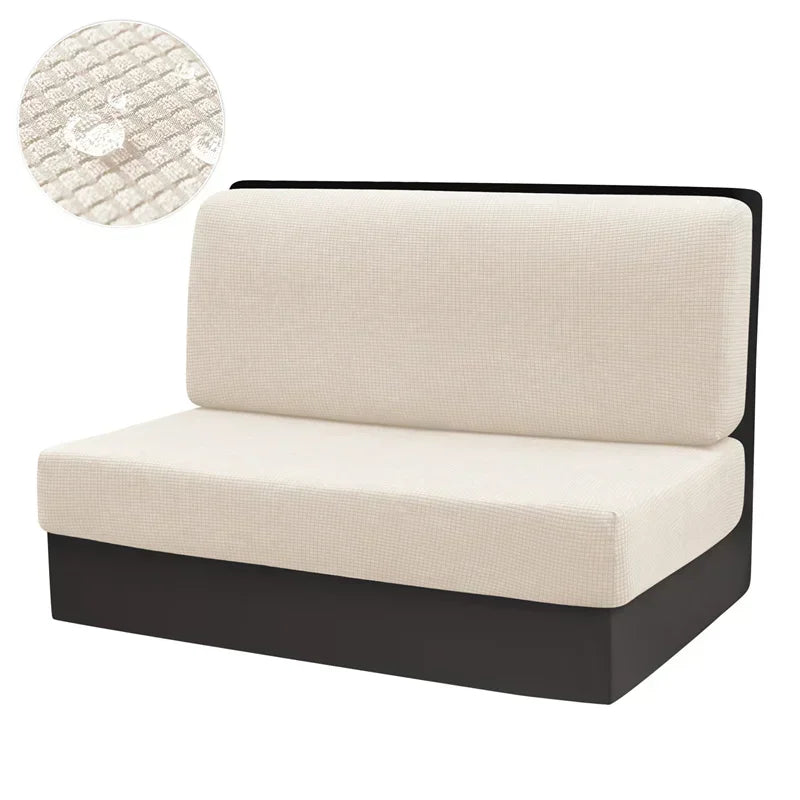 Stretch RV Dinette Cushion Covers with Water-Repellent Finish