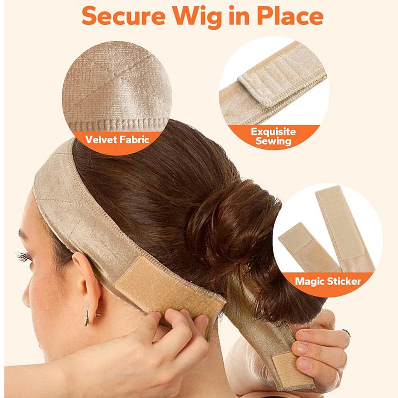 Soft Velvet Wig Grip Headband