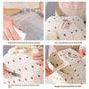 Isolier-Lunchtasche aus Cord mit Blumenmuster