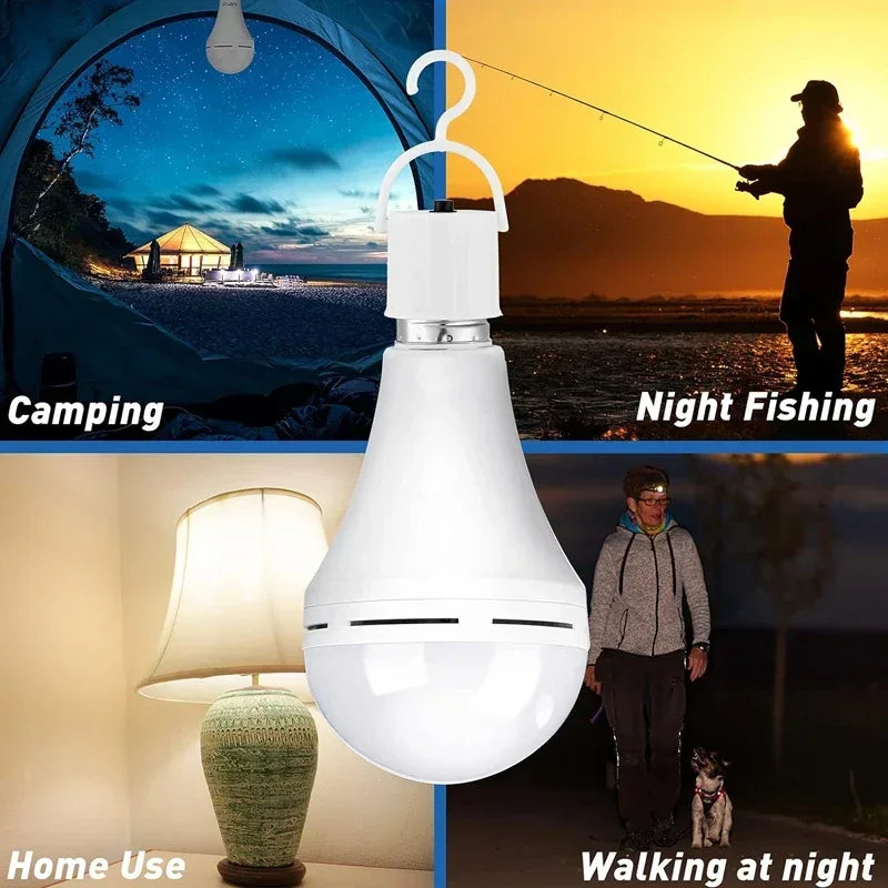 Rechargeable LED Emergency Bulb with Hanging Hook