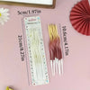 Spiral Birthday Cake Candles, Set of 6 Long Thin Decorative Candles for Cakes and Desserts