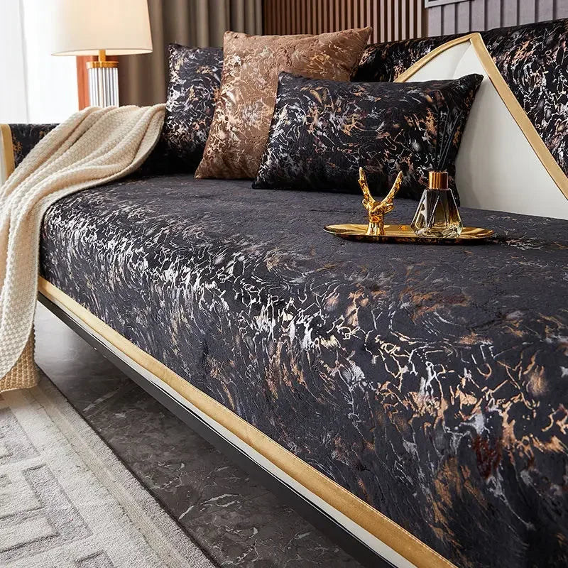 Luxury Anti-Slip Velvet Sofa Cover