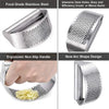 Stainless Steel Garlic Press with Ergonomic Handle