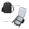 Black kids basketball backpack set featuring a main bag, lunch bag, and pencil case.