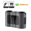Portable Waist Fan with 20,000mAh Battery