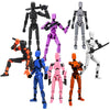 Multi-Jointed Action Robot Figure with Dog Companion