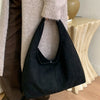 Retro Suede Shoulder Bag with Large Capacity