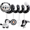 Soft Car Seat & Stroller Toy Set with Mirror, Crinkle, and Squeaky Sounds